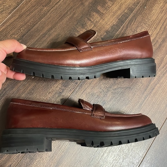 Madewell Bradley Lugsole Loafer Cherry Size 9.5 - Picture 6 of 11